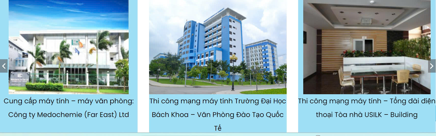 Lắp đặt Mạng máy tính - WiFi - Camera - Điện văn phòng - Hệ thống báo cháy
